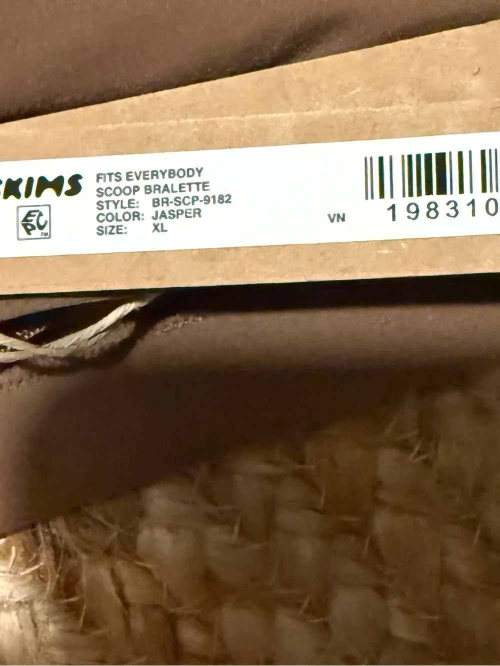 SKIMS Seamless Stretch Bralette - Chocolate Brown